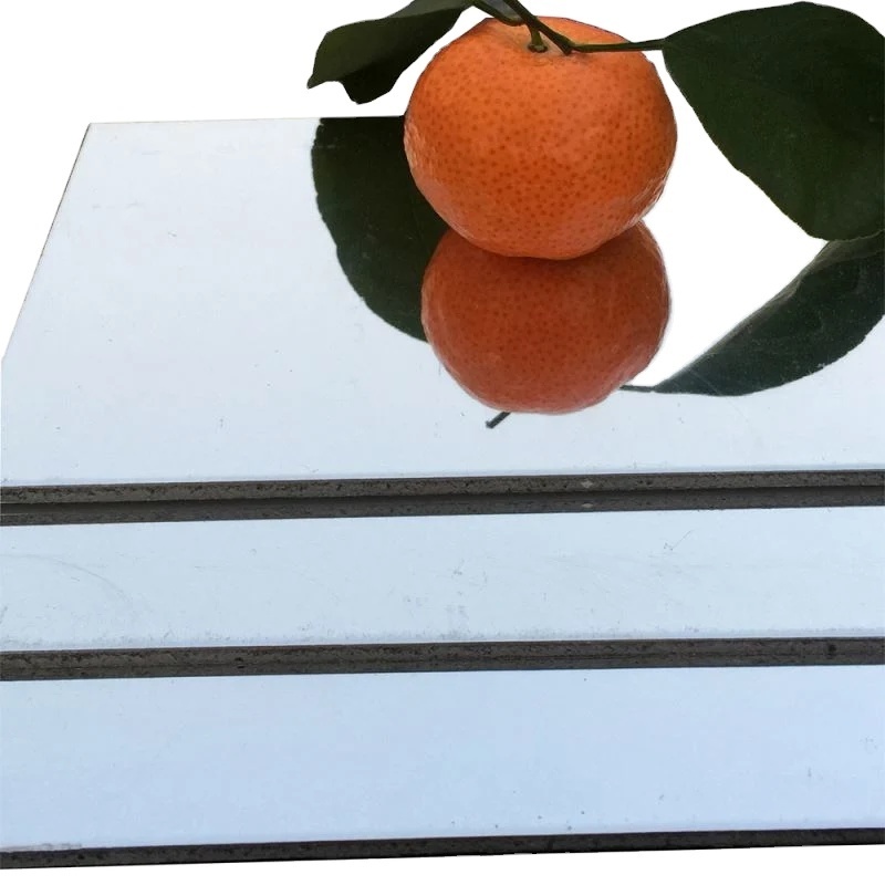 4mm alu plate mirror dibond aluminum composite board acm chapa material