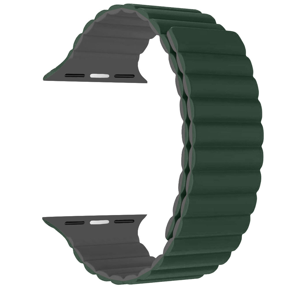 High quality watch band silicone magnetic smartwatch strap 38mm 40mm 41mm 42mm 44mm 45mm 49mm