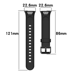 Single Color Silicone watch straps for Xiaomi Mi band 7 Pro, High elastic Mi7 pro watch rubber bracelet wristband