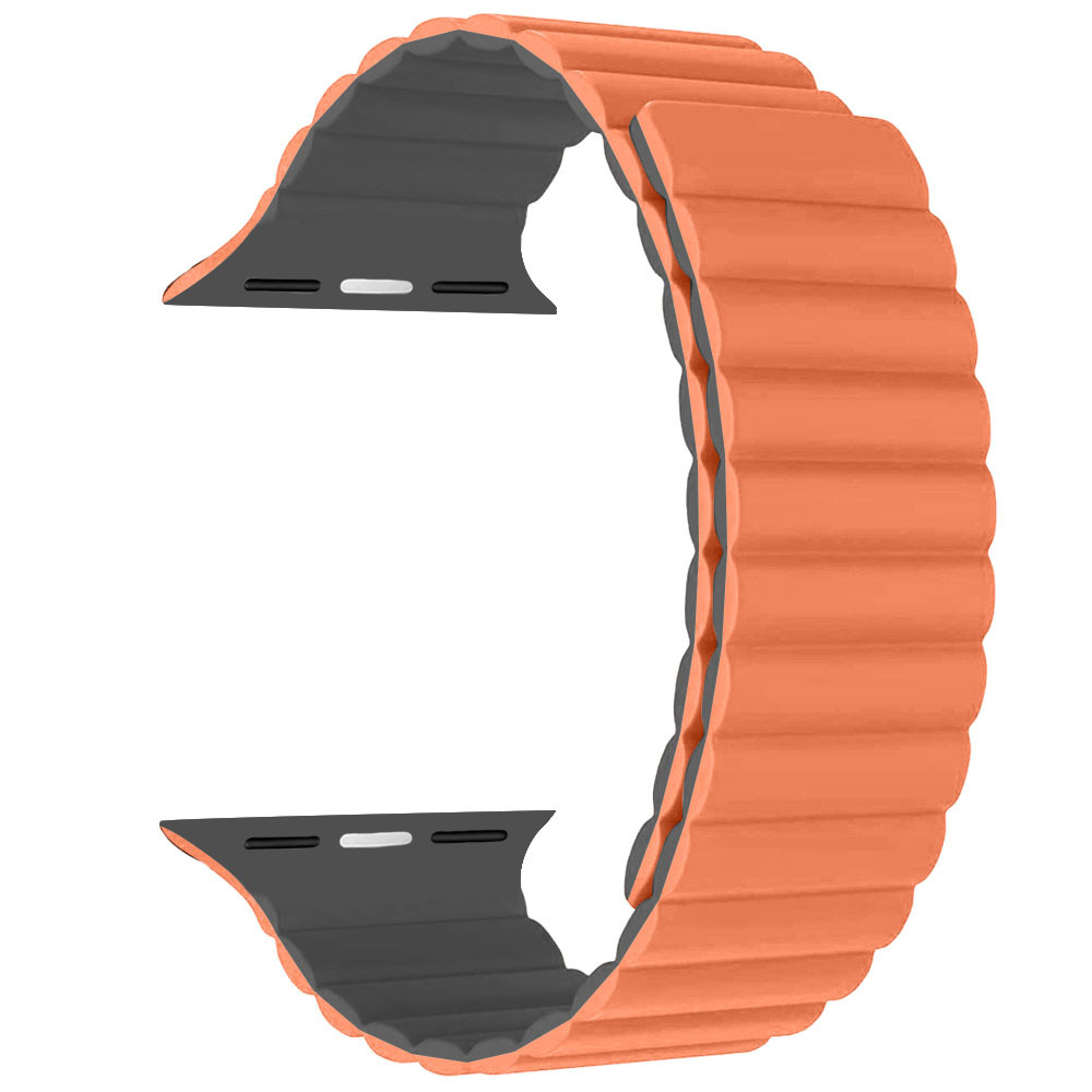 High quality watch band silicone magnetic smartwatch strap 38mm 40mm 41mm 42mm 44mm 45mm 49mm