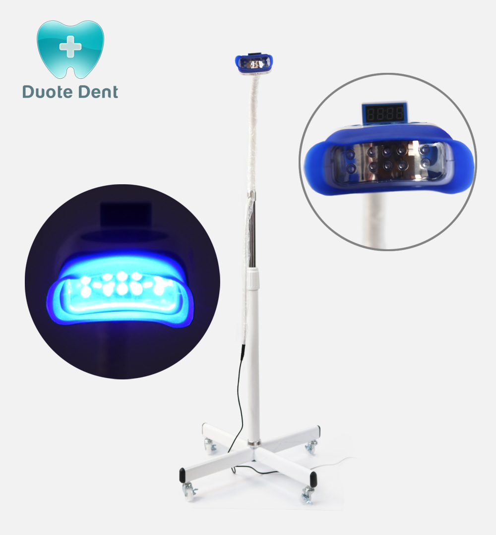 Professional Dental Clinic Laser Bleaching Led Light Lamp Tooth blue and red Teeth Whitening Machine For Kits