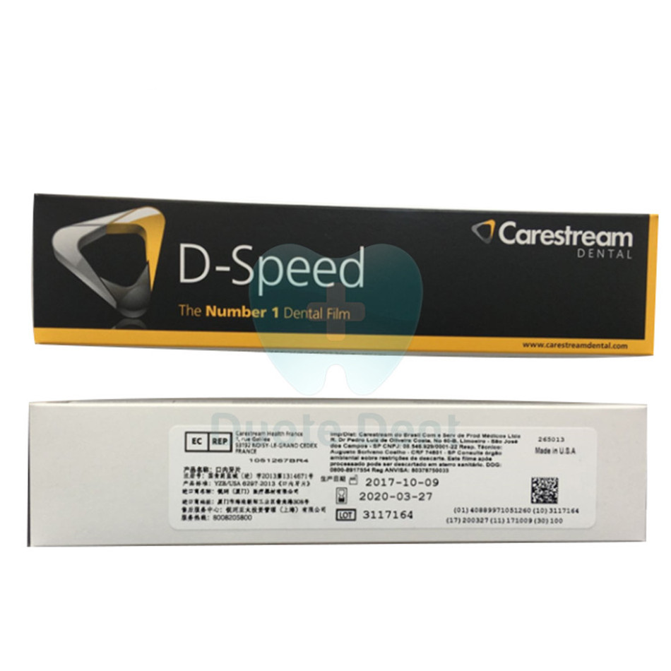 E-speed Size 1 X-ray Film Dental x Ray Film Kodak D - Speed Good Quality Carestream Intraoral Film