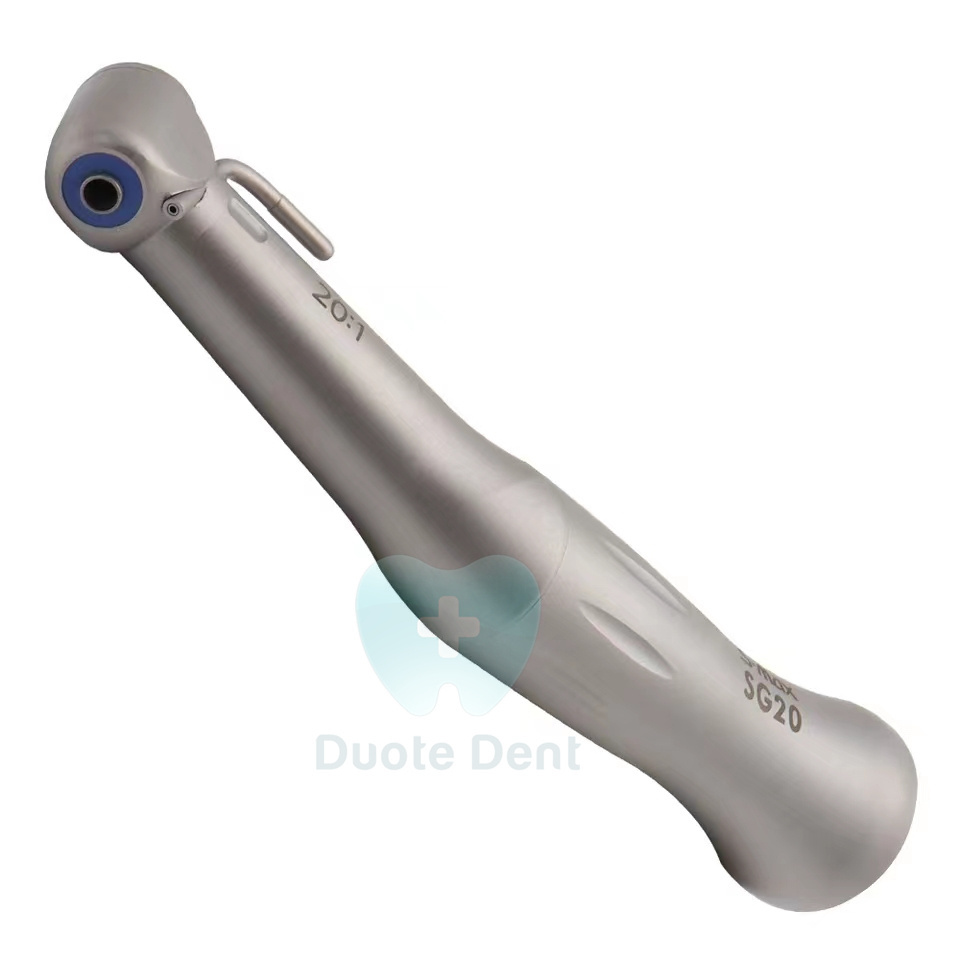 Dental SG20 Surgery Implant Handpiece 20:1 Reduction Contra Angle Low Speed Push Button spare parts head shaft cartridge