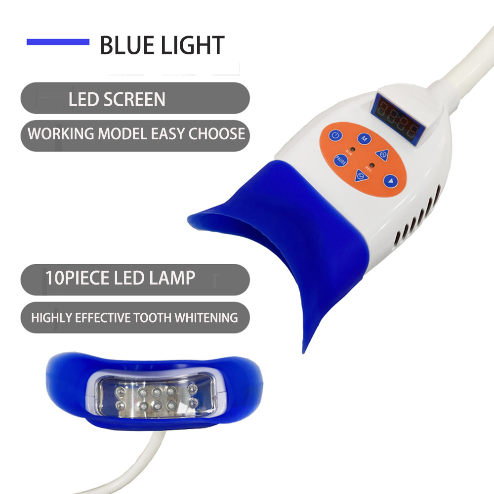 Professional Dental Clinic Laser Bleaching Led Light Lamp Tooth blue and red Teeth Whitening Machine For Kits