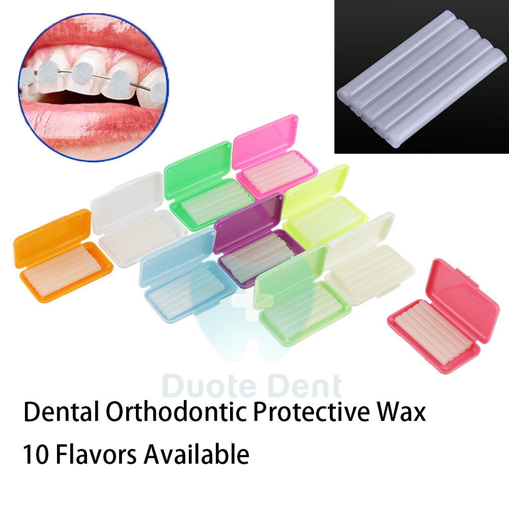 Dental Orthodontics Wax Oral Hygiene Tool Strawberry Scent For Braces Bracket Gum Irritation Teeth Whitening Kit