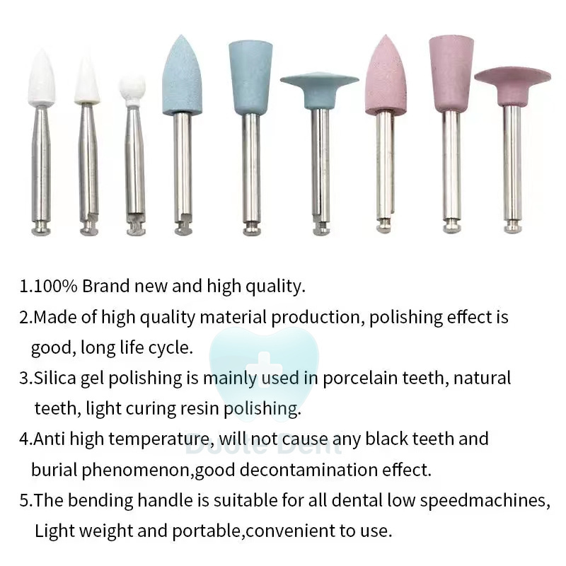 9pcs/set Dental Light Curing Composite Polishing Kit for Low Speed Handpiece RA0309