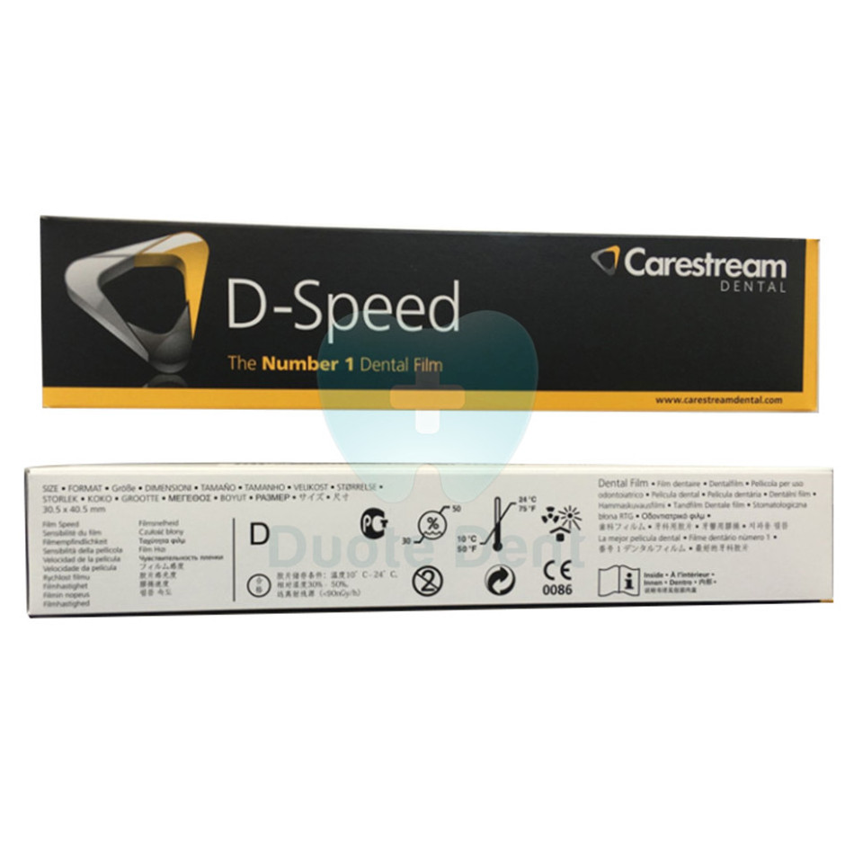 E-speed Size 1 X-ray Film Dental x Ray Film Kodak D - Speed Good Quality Carestream Intraoral Film