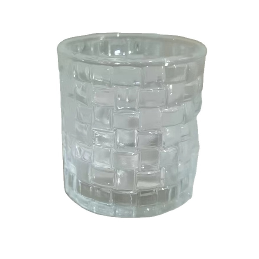 China Factory Wholesale  Clear Glass Votive Candle Holders Candle Jars