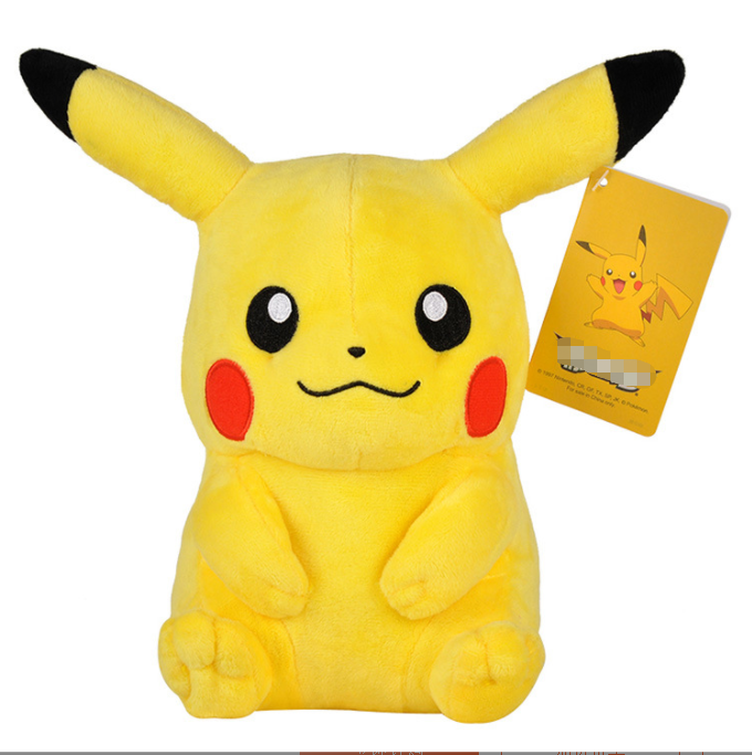 S1506 Pokemoned cartoon fashion stuffed animals plush toy pokemoned action figure children's birthday gift