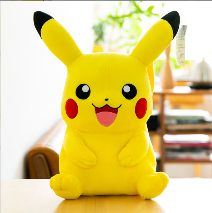 S1506 Pokemoned cartoon fashion stuffed animals plush toy pokemoned action figure children's birthday gift