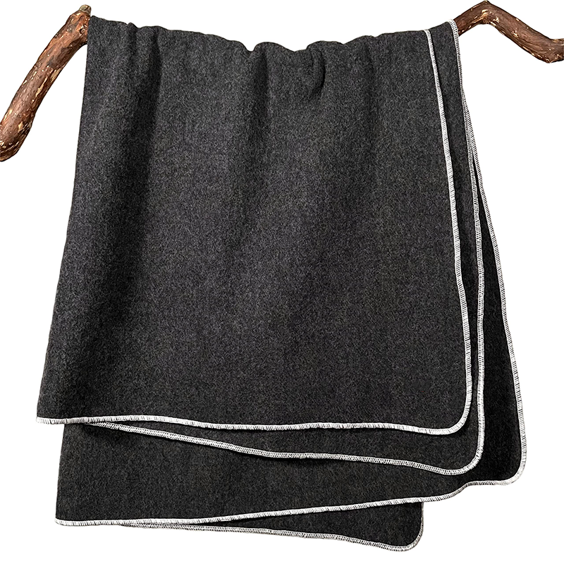 Pure Wool heavy woolen blankets Refugee Mexican Yoga Woven wool Blanket