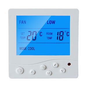 Central air conditioning fan cooling and heating intelligent temperature controller Digital Thermostat LCD adjustment