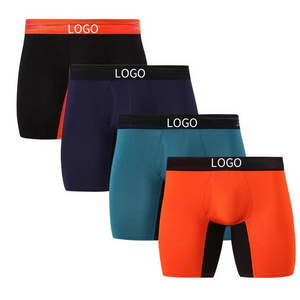 Design high grade comfortable boxers  Front opening men's underwear