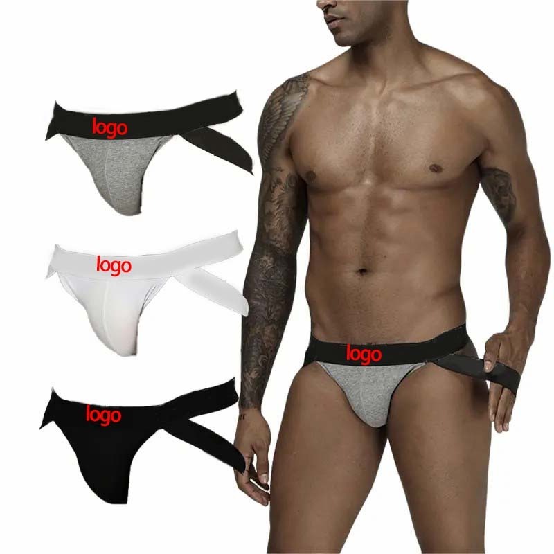 Men's thong lettering character low-rise interest double-thong underwear cotton T pants men's briefs