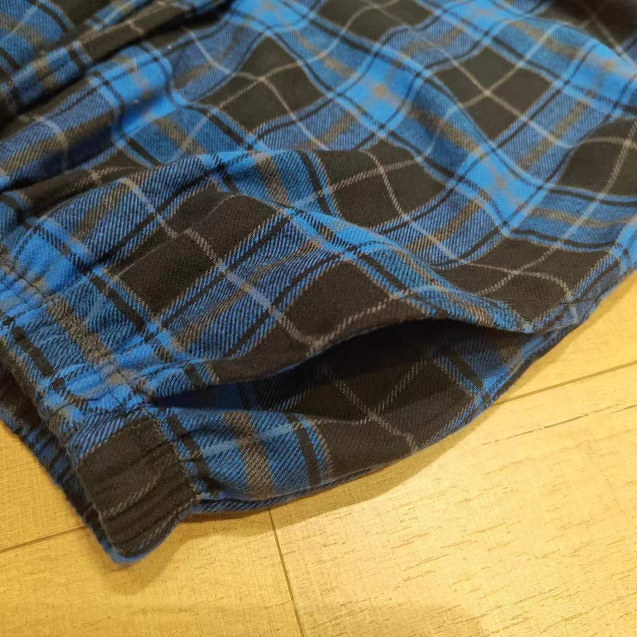 Wholesale 100% cotton flannel Men's Pajama Pants Casual Lounge Trousers Sleep Bottoms Plaid Pajama Pant with Pockets