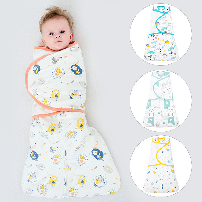 Floral White 100% Cotton Boy Girl Wearable Blanket Baby For Sleep Sack Bag Sleepsuit Colourful Clothes Onesie With Zip On Legs