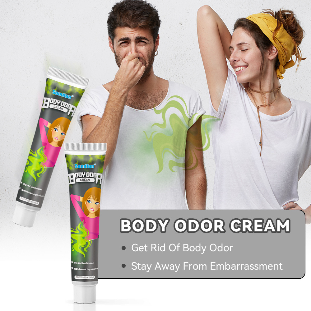 Body Odor Removing Deodorant Cream 20g Armpit Sweat Odor Remover Eliminate Bad Smell Antiperspirant Cream Skin Care Refresh Body