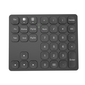 JOMAA 36keys wireless Numeric Keypad Wireless Rechargeable Numpad Keyboard Ultra Thin Number Keyboard for Pad Laptop