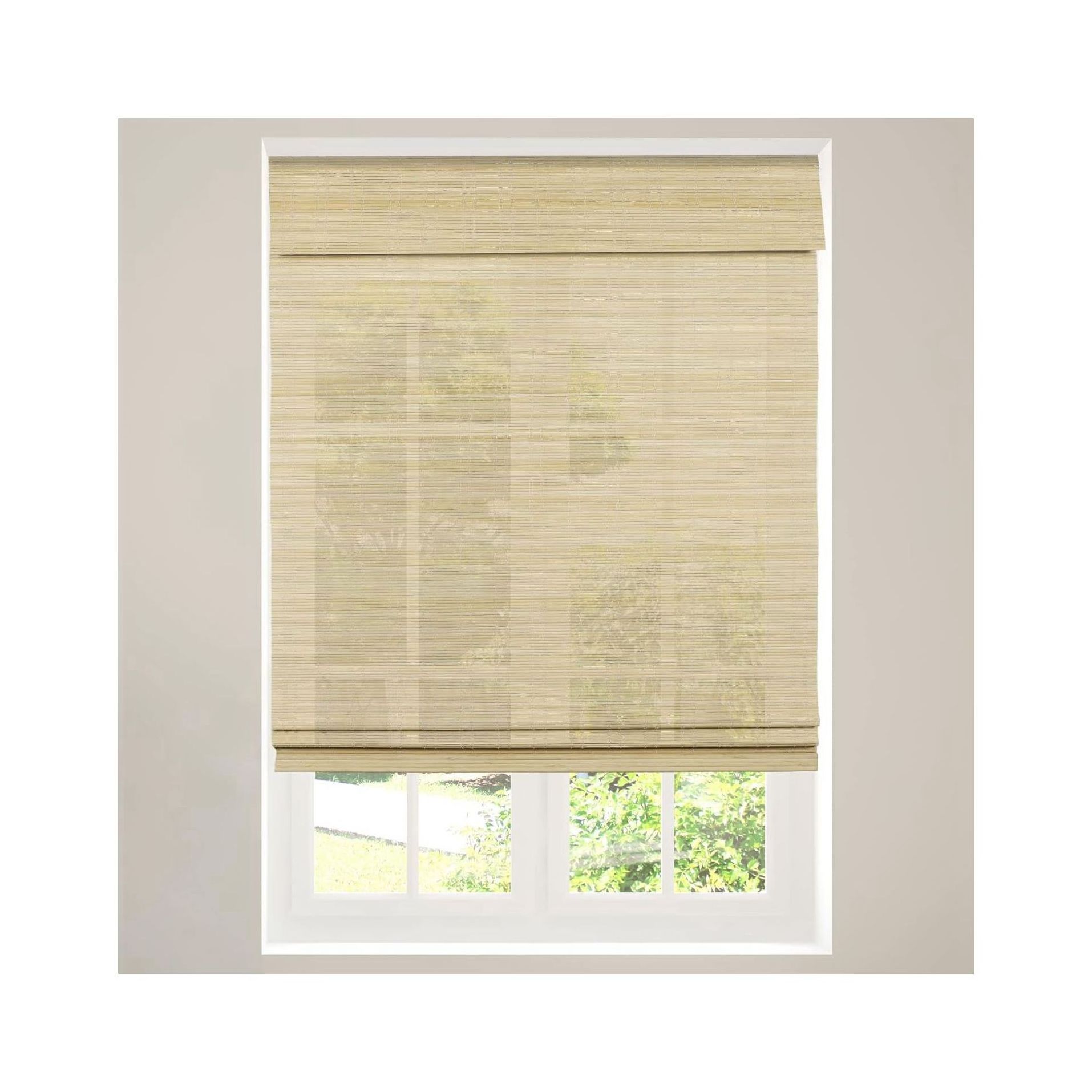 China Factory Hot Sales Natural Outdoor Blackout Weaving Machine Shades Bamboo Blinds For Balcony