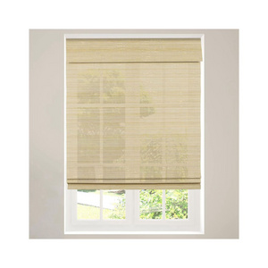 China Factory Hot Sales Natural Outdoor Blackout Weaving Machine Shades Bamboo Blinds For Balcony