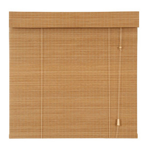 Chinese Bamboo Roller Blinds Blackout Roller Curtains Shades for Windows Daylight Customized Nature Bamboo Window Blinds