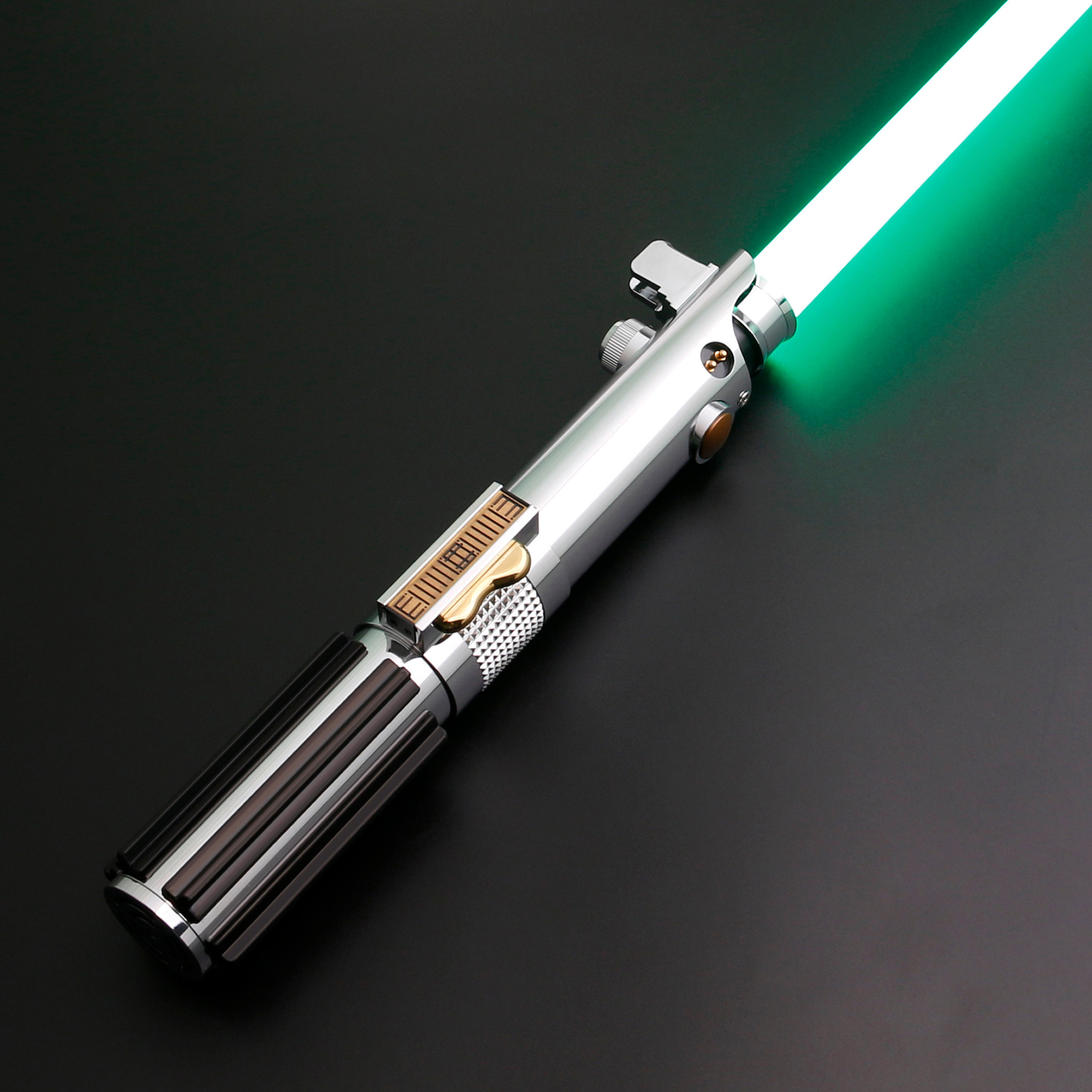 Dupengda ANAKIN Lightsaber Metal Hilt Swing Proffie2.2 Soundboard Infinite Color Changing Saber for Cosplay