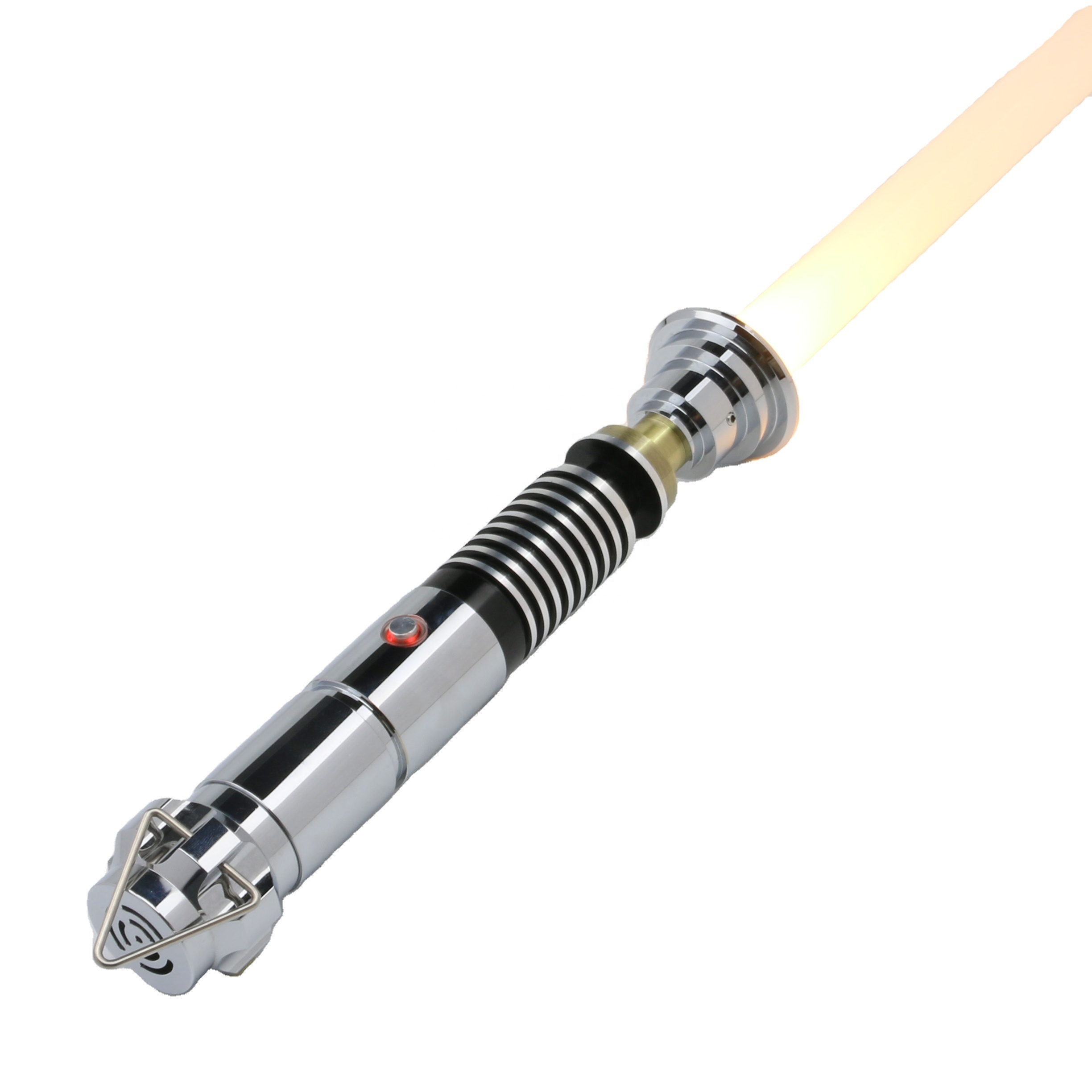 Dupengda Luke'flash on clash Metal Hilt Heavy Dueling V1 lightsaber with Smooth Swing neopixel light saber glow toys for Cosplay