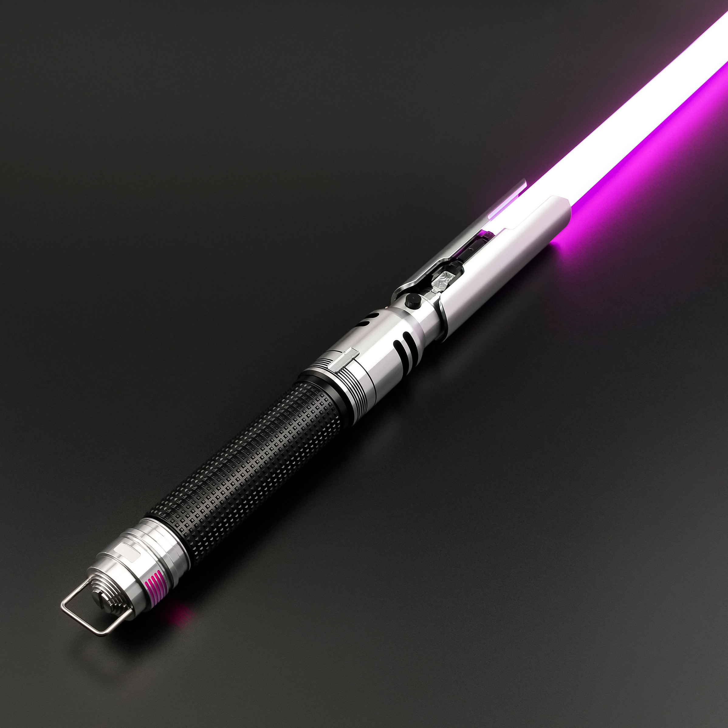 Dupengda Hilt Cal 4 Heavy Dueling Lightsaber Saber Metal with Sound Blaster Lock up Flash on Clash Light Saber of Star The Wars