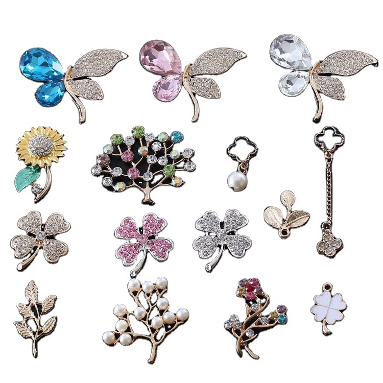 Ready stock Diamond clog bling charms Decorations Bling Crystal Clog Luxury Charms