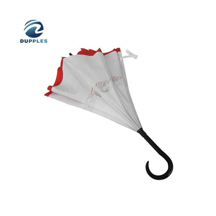 Factory Selling Automatic Windproof Inverse Inside Out Upside-Down Double Layer Folding Inverted Umbrella