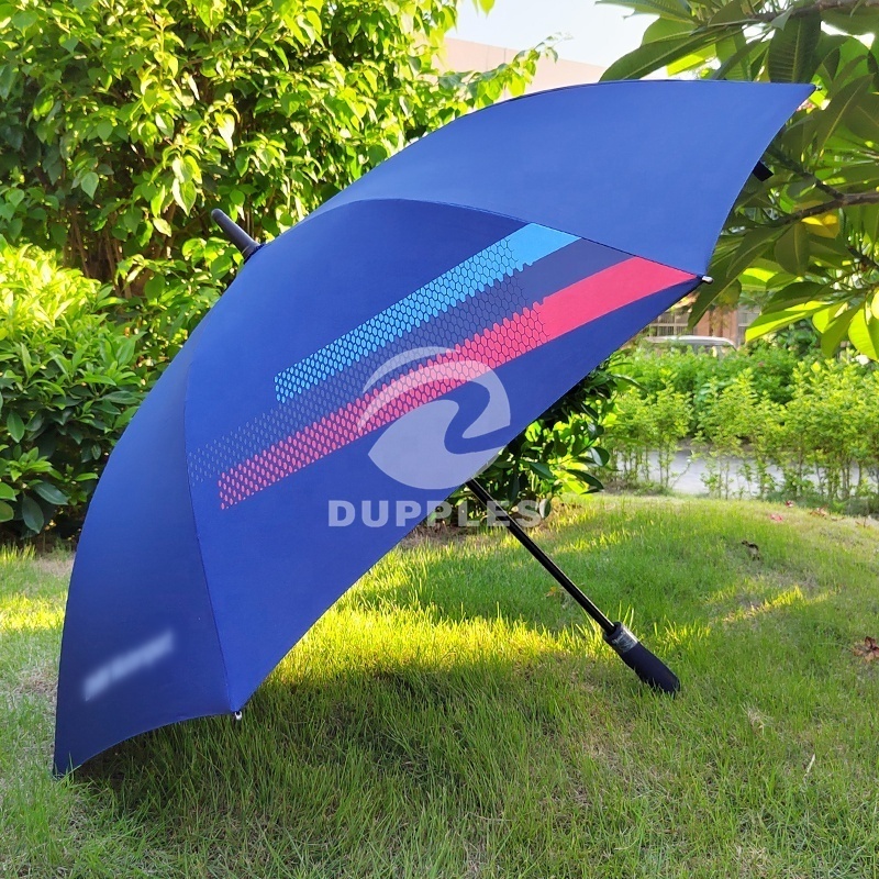 CSU005 Men's Business UV Golf Umbrella with Carbon Fiber Handle Sun Block and Rain Folding Feature Comes with Gift Box