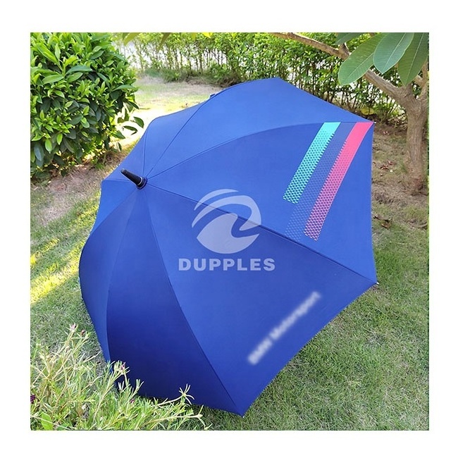 CSU005 Men's Business UV Golf Umbrella with Carbon Fiber Handle Sun Block and Rain Folding Feature Comes with Gift Box