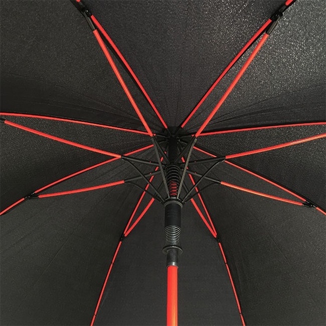 CSU006 High Quality Big Size For 2 Person Waterproof With Reflective Piping Safety Full Automatic 3 Folding Umbrella