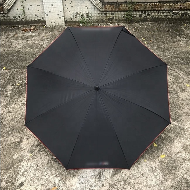 CSU006 High Quality Big Size For 2 Person Waterproof With Reflective Piping Safety Full Automatic 3 Folding Umbrella