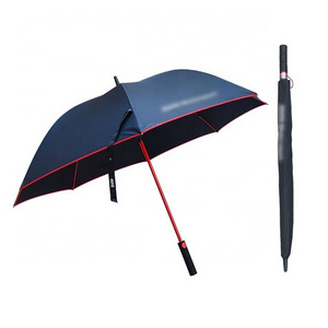 CSU006 High Quality Big Size For 2 Person Waterproof With Reflective Piping Safety Full Automatic 3 Folding Umbrella