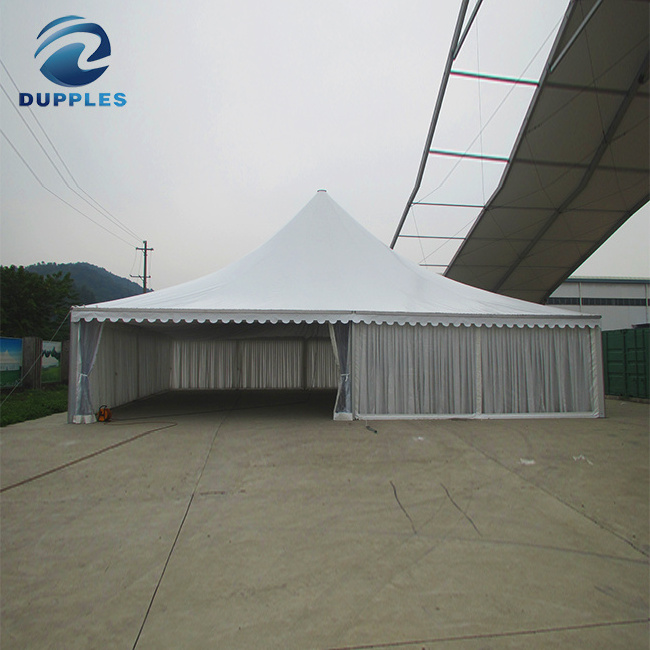 White Outdoor Commercial Heavy Duty Aluminum PVC Party Tent Pagoda Tent