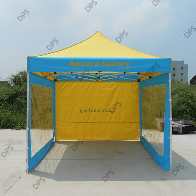 Outdoor Trade Show Tent Portable Fabric Pop Up Gazebo Easy Install Foldable Canopy Tent