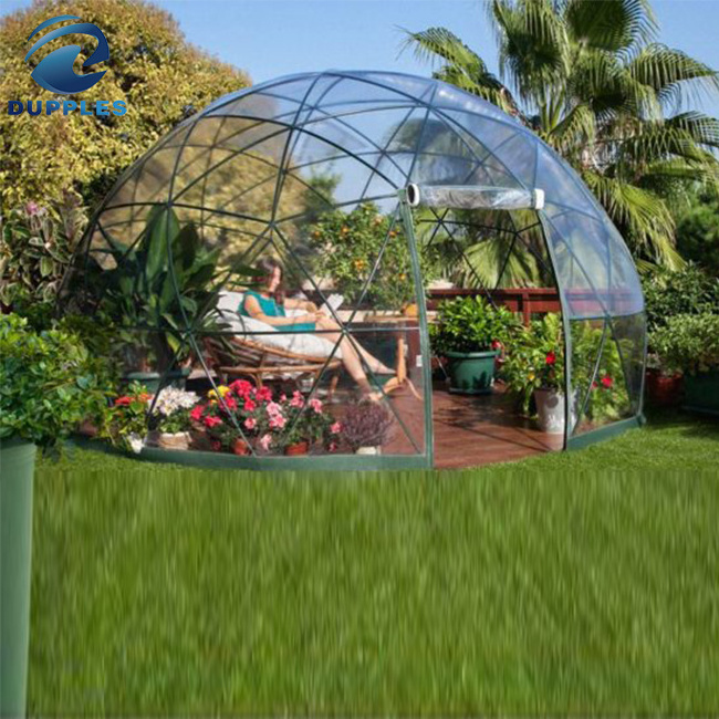 Luxury Outdoor Glamping Dome House Tent Hotel Geodesic Dome Tent With Bathroom