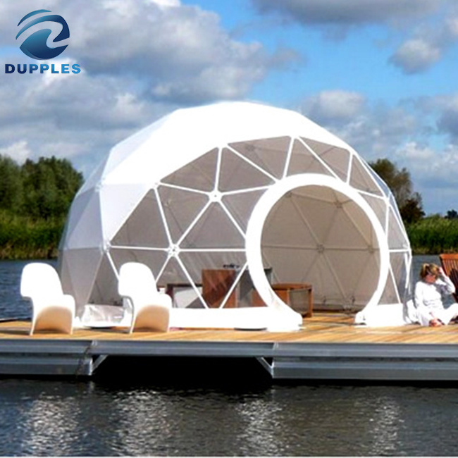 Luxury Outdoor Glamping Dome House Tent Hotel Geodesic Dome Tent With Bathroom