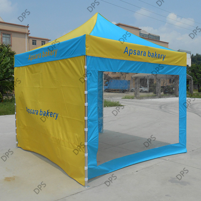 Outdoor Trade Show Tent Portable Fabric Pop Up Gazebo Easy Install Foldable Canopy Tent