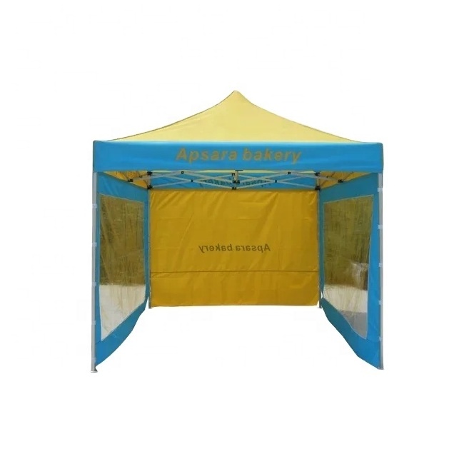 Outdoor Trade Show Tent Portable Fabric Pop Up Gazebo Easy Install Foldable Canopy Tent