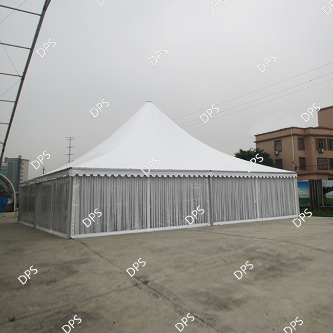 White Outdoor Commercial Heavy Duty Aluminum PVC Party Tent Pagoda Tent