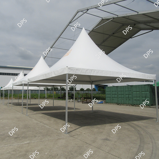 Customized Portable Outdoor Party Pagoda Gazebo White Aluminum Frame Canopy Tent