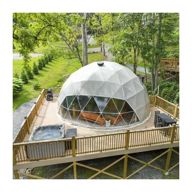 China Supplier Clear Igloo Garden Screen House Dome Tent Transparent PVC Event Dome Tent