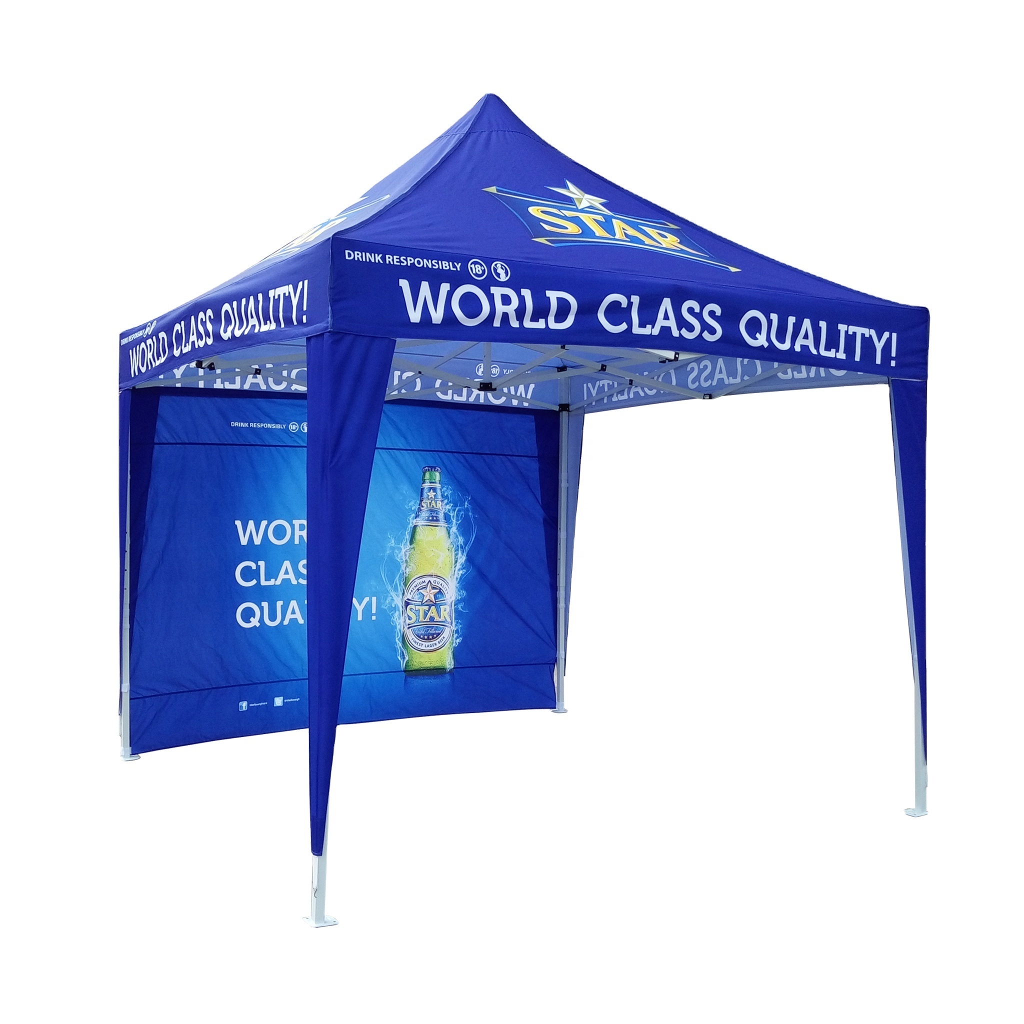 Easy Installation Folding Work Tent 3M X 3M Waterproof Canopy Gazebo Pop Up Large Tents For Events Outdoor