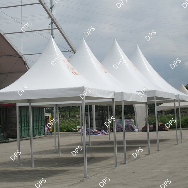 Customized Portable Outdoor Party Pagoda Gazebo White Aluminum Frame Canopy Tent