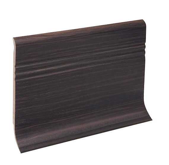 ISO Flooring Accessories Hot Selling Skirting Board PVC Vinyl Home Wooden Skirting Board Covers Sample Free