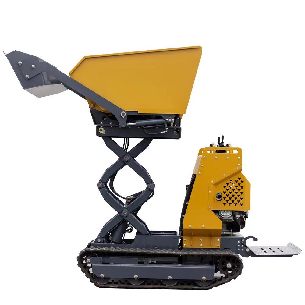 Mini Crawler Dumper Multifunctional Tracked Mini Dumper 800kg Mini Transporter Dump Truck For Construction