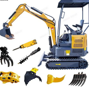 Durabler Best Price 0.8 Ton Mini Excavator Hydraulic Agricultural Digger For Sale Mini Excavator 1 Ton  Mini Bager Free Shipping