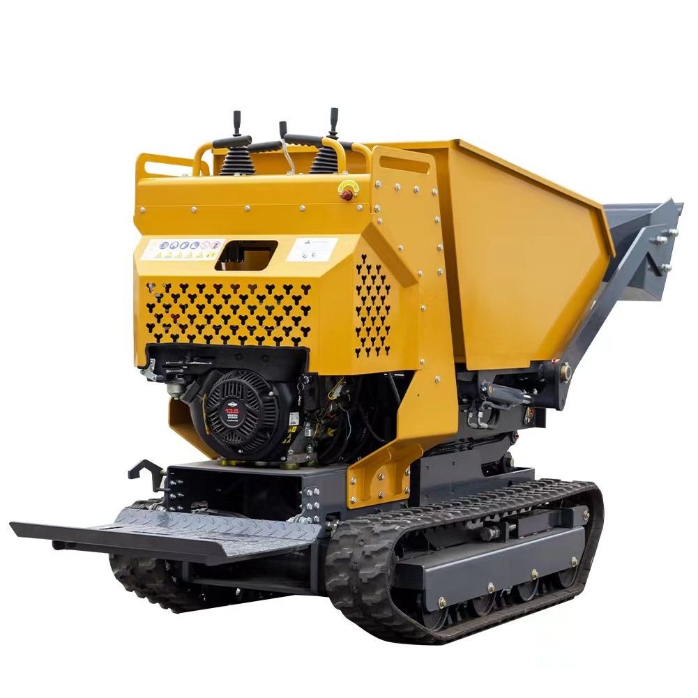 Mini Crawler Dumper Multifunctional Tracked Mini Dumper 800kg Mini Transporter Dump Truck For Construction